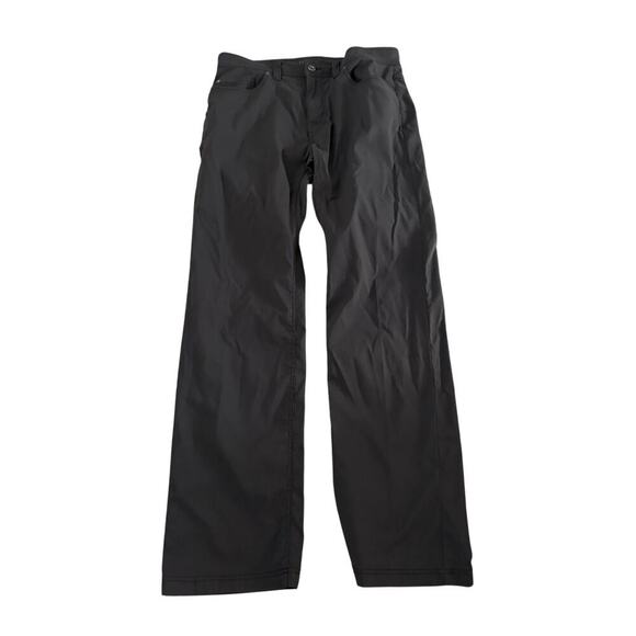 prAna Men's Gray Breathe Slim Fit Hiking Stretch Pants Size 34WX32L - Picture 1 of 6
